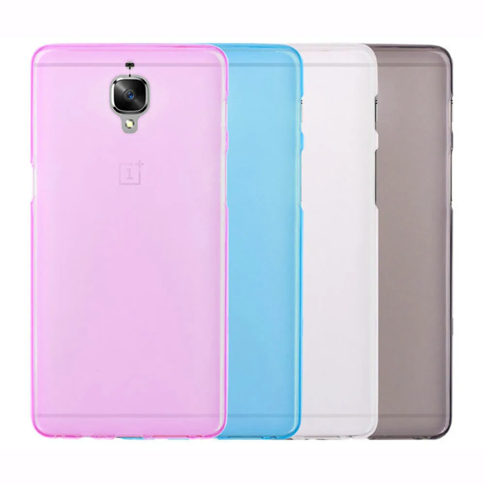 10pcs/lot Anti-Knock Oneplus 3 Cases Original Soft Transparent Clear Cover For Silicone TPU Case One Plus Three | Мобильные телефоны