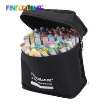 Finecolour 24/36/48/60/72 ручка маркер комплект Dual Head эскиз маркеры кисточки ручка для рисования манга анимация дизайн товары для рукоделия