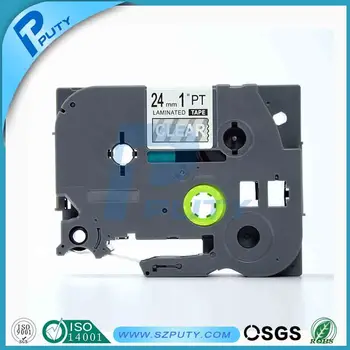 

5PK Best selling 24mm mixed colors p touch label tapes cassette TZe155 TZe355 TZe455 TZe555 TZe755 for label maker