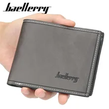 Baellerry Brand Fashion Solid Leather Men's Wallet Simple Style Purse Mens Leather Credit Card Wallet Money Bag For Male 2019 Baellerry Brand Fashion Solid Leather Men's Wallet Simple Style Purse Mens Leather Credit Card Wallet Money Bag For Male 2019