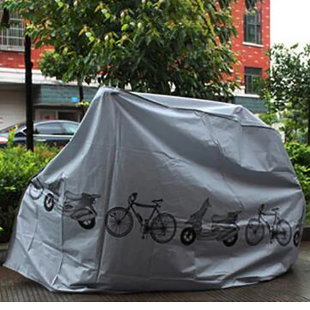 Cheap  Bike MTB Waterproof Cover Protector Bicycle Cycling Rain Dust Protector Cover Waterproof Protection White Black Gray