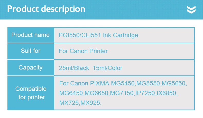 PGI550 CLI551-2