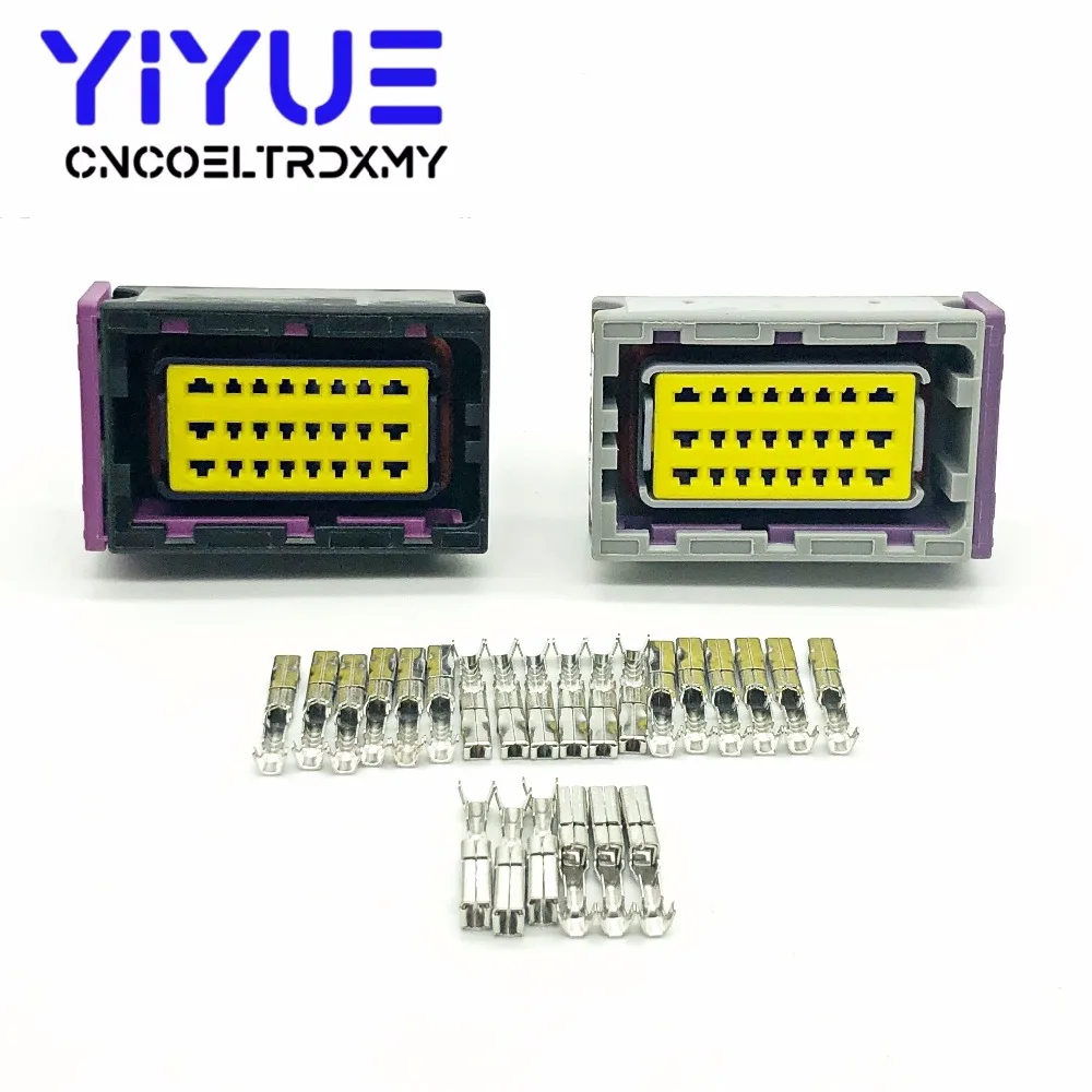 1 Set FCI ECU Connector 24 Pin 24 Way Female Housing Sealed Plug Socket connectors 211PC249S8005 (2)