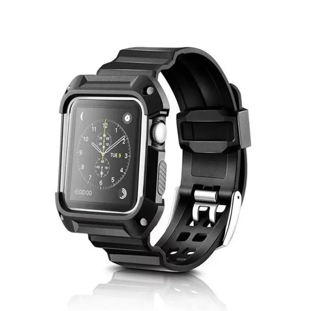 Горячая Распродажа! Спортивный ремешок BUMVOR для Apple Watch 40/44/42/38 мм iwatch5/4/3/2 резиновый