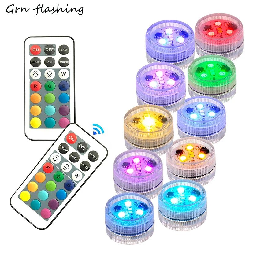 

Smart Remote Control Swimming Pool Light Waterproof IP68 LED Underwater Lights 7 Color Fish Tank Fountain Pond Decoration Lamps