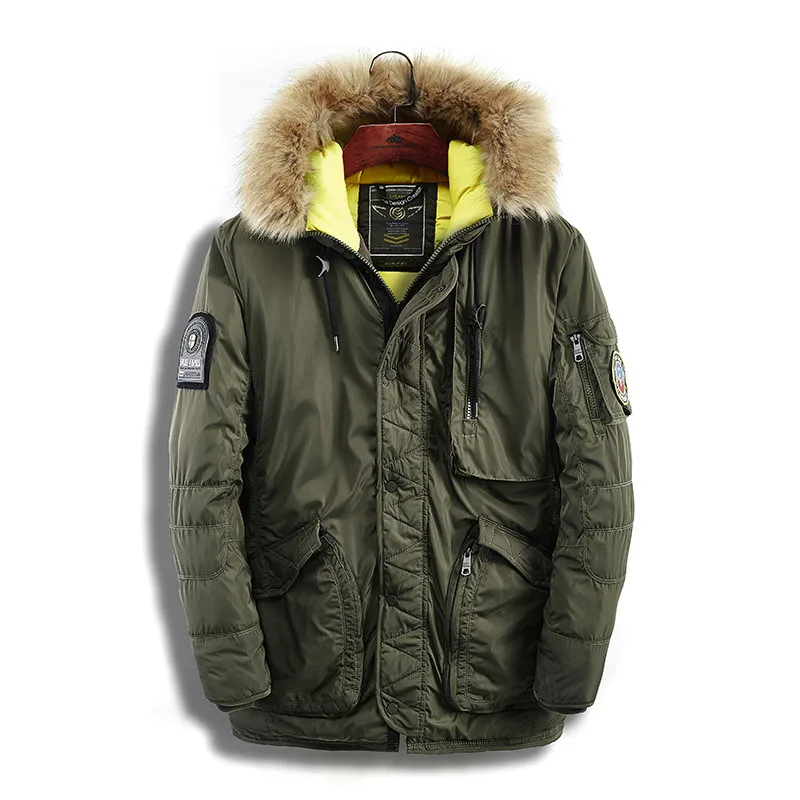 

Men winter Fashion Padded Jacket Parka Men Coats Parka Men Coats Men Slim Thicken Fur Hooded Outwear Warm Coat Casual Clothes