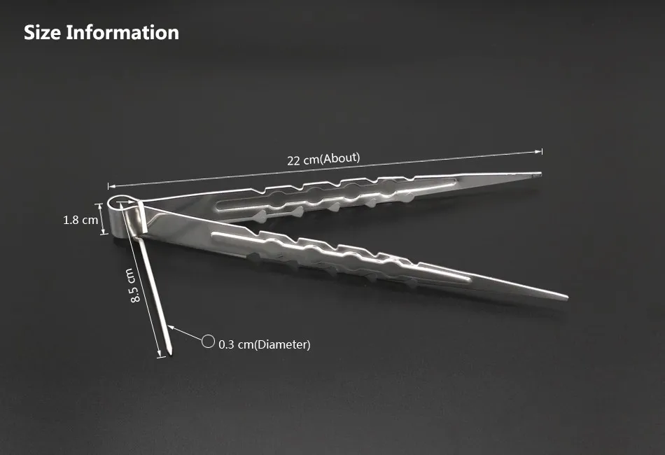 22 см металлический уголь для кальяна щипцы пинцет, или водопровод/Sheesha/Chicha/Narguile аксессуары гаджет SH101