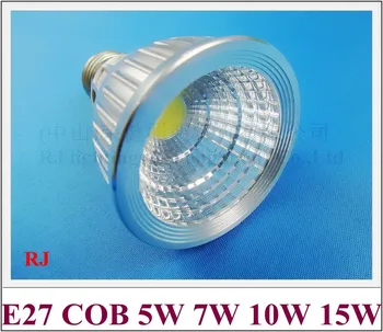 

LED spot light lamp spotlight COB 5W 7W 10W 15W LED spot light bulb E27 AC85V-265V input