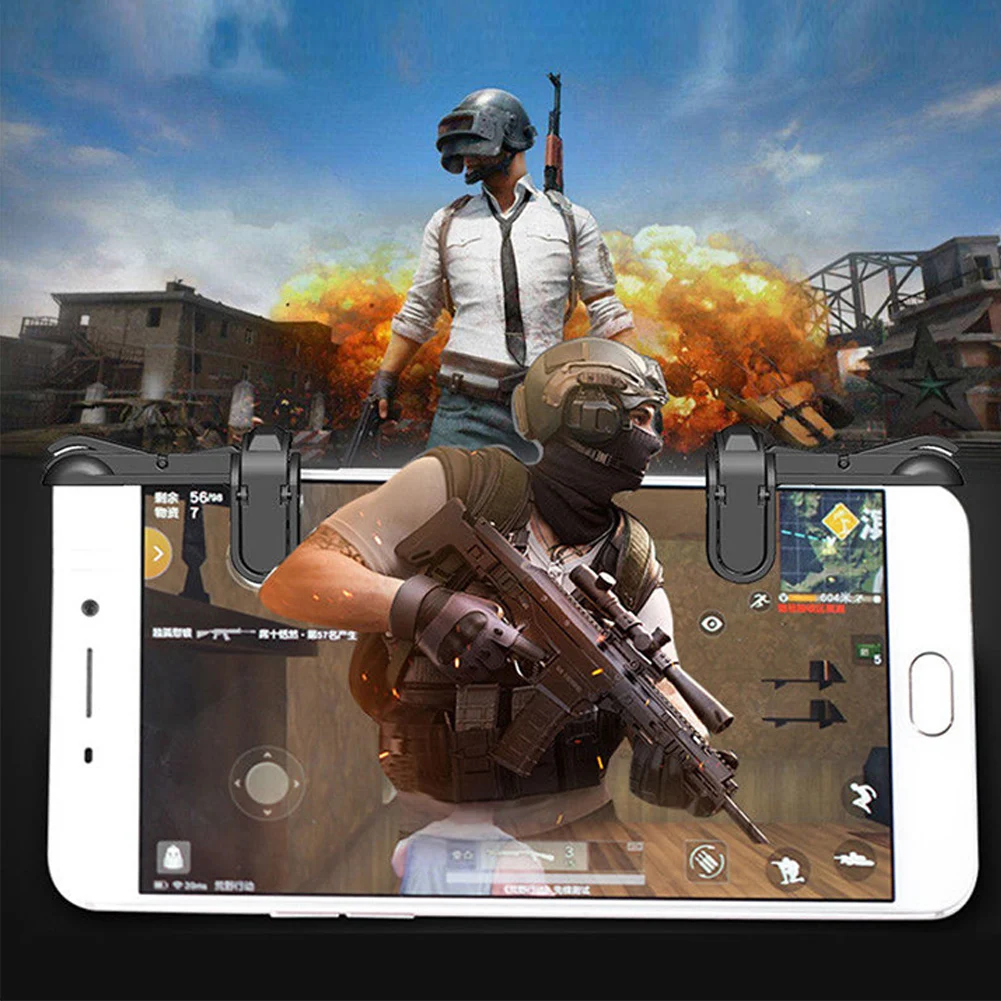 L образный контроллер шутер Кнопка огня ручка для Android IOS игровой триггер точный