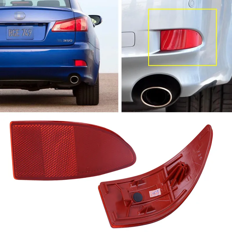 

CAPQX Rear Reflector Lights For IS250 IS300 IS350 IS2##D 2006-2013 OEM#81920-53021 / 81910-52021