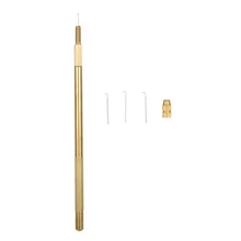 Наращивание волос 4 шт. вентиляционные иглы+ 1 латунный держатель сделать ремонт парики шнурка зажим для парика завязывание крючок для волос Инструменты для укладки