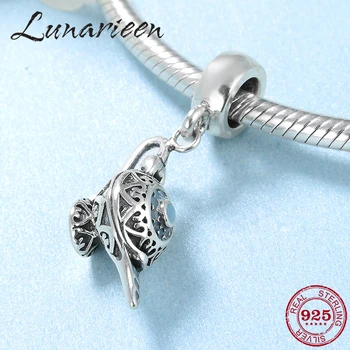 

2019 Fashion 925 Sterling Silver Surprising Aladdin's lamp pendants Charms Fit Original europeu Bracelet beads women Jewelry