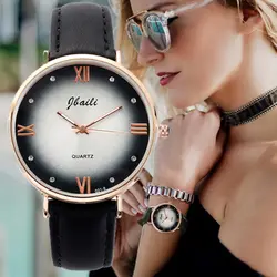 Модные женские часы элегантный кожаный ремешок индивидуальность романтическое платье костюм часы женские Наручные повседневные часы montre