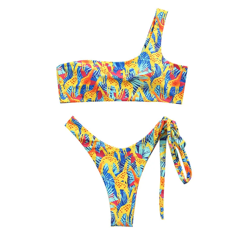 

Newly Women Floral Bikini Set Bandage Briefs Summer Beach Wear Swimsuit BN99