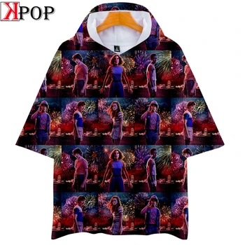

LUCKYFIRDAYF Stranger Things 3d Hoodies Short Sleeve Summer T-shirt Oversize Clothes Summer Fashion Women/men plus size XXS-4XL