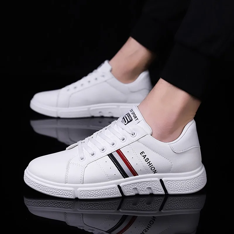 

Leader Show Men Casual Shoes Outdoor Comfortable Vulcanize Shoes Men Fashion Shoes Breathable Men Small White Shoes Zapatillas