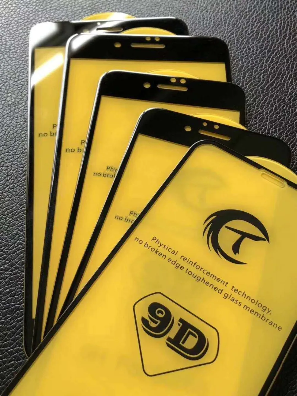 9D 9H Ultra thin tempered glass for iPhone X 8 7 6 6S Plus screen