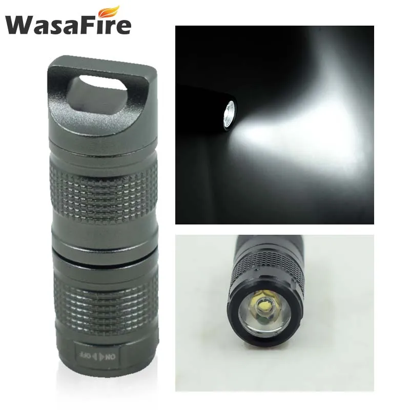 

Portable Super Mini LED Flashlight USB Rechargeable Waterproof Portable Keychain Torch with Battery