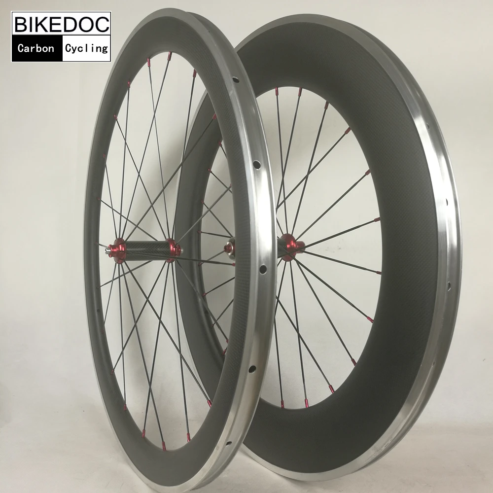 Колеса BIKEDOC из углеродного сплава тормозная поверхность 700c 90 мм/60 мм/38 мм/50 мм