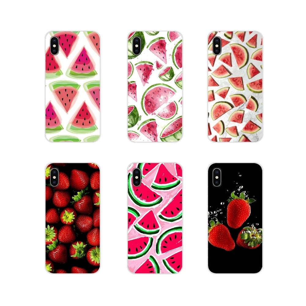 

Fruits Strawberry Watermelon Soft Transparent Skin Case For Huawei P8 9 Lite Nova 2i 3i GR3 Y6 Pro Y7 Y8 Y9 Prime 2017 2018 2019