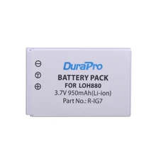 DuraPro 1pc 950mAh R-IG7 Camera Battery for Logitech Harmony LOH880 One 900 720 850 880 885 890 Pro H880 Universal Camera