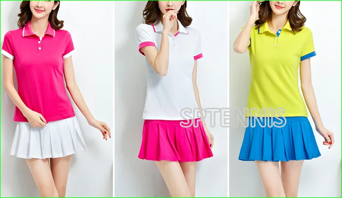 Хлопковая теннисная рубашка и юбка, летняя спортивная одежда из двух частей для бадминтона, бега, спортивная одежда для улицы, S 5XL