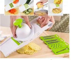 5 в 1 растительного slicer комплект Cutter Чоппер фруктов, овощей нож терка Кухня Инструменты Бесплатная доставка