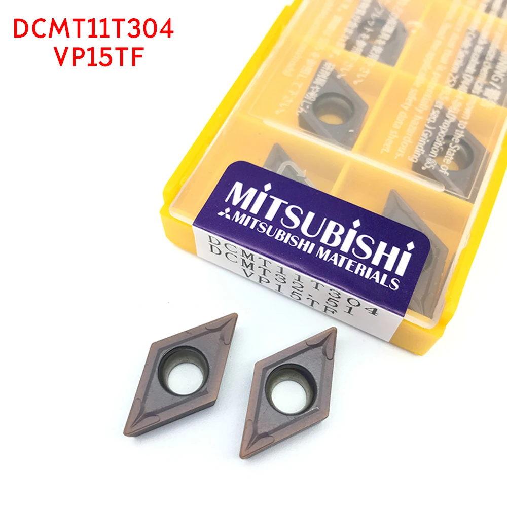 

DCMT11T304 DCMT32.51 VP15TF carbide inserts Internal Turning tool DCMT 11T304 face endmills Lathe Tools Milling cutter CNC tool