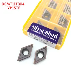 DCMT11T304 DCMT32.51 VP15TF карбдная вставка внутренний проворачивания DCMT 11T304 лицо фрезы токарные инструменты фреза с ЧПУ инструмент