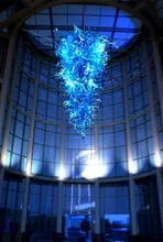 Contemporary Large Hotel Led Chandliers Luxury Crystal Chandelier Hand Blown Glass Chandelier Christmas Lighting Free Shipping Contemporary Large Hotel Led Chandliers Luxury Crystal Chandelier Hand Blown Glass Chandelier Christmas Lighting Free Shipping