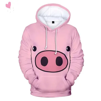 

Cute Lucky Pig 3D men/Women Hoodies Sweatshirt 2019 Fashion Kawaii autumn Winter long sleeve Casual pullovers in Women's clothes