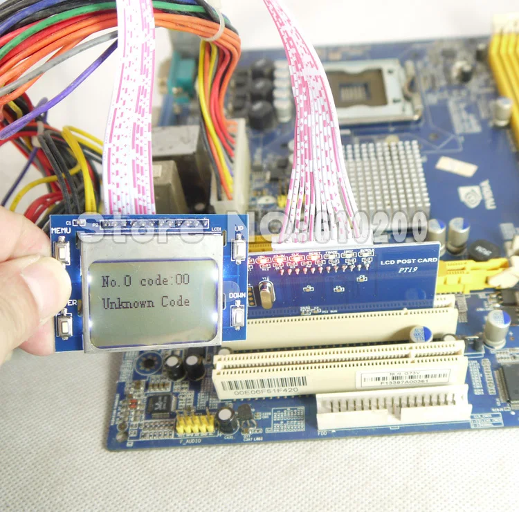 Kopen Gratis verzending PTI9 Desktop PC Moederbord PCI Debug Repareren Test LCD PCI Diagnostic Test Debug Post kaart Engels Display