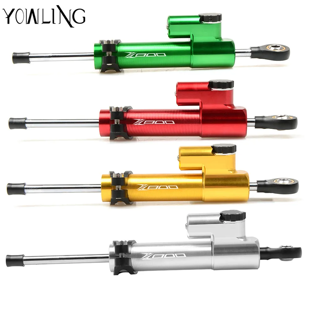 With "Z800"LOGO Motorcycle Damper Steering StabilizerLinear Reversed Safety Control FOR Kawasaki Z800 2012 2013 2014 2015 2016