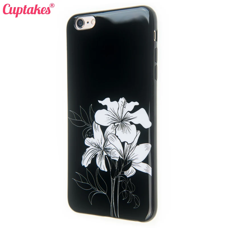Cuptakes IMD Мягкий силиконовый чехол для iPhone 6 S плюс крышка Роскошные милые красивые
