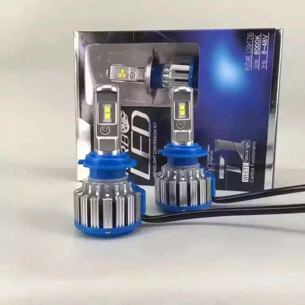 Led Auto Light 9005 Car Headlight Conversion Kit 70W 7000Lm/Set Lamp Bulb Super Bright 6000K Xenon White Turbo Leds w/ ADOB Beam |