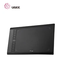 UGEE M708 цифровой Tablet 10×6 дюймов области рисования Графика планшет для рисования с Перезаряжаемые ручка + противообрастающих Перчатки