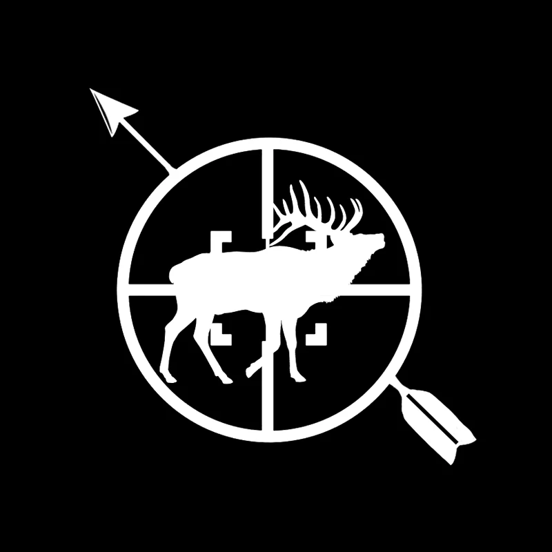 QYPF 14 6*14 2 см декор для стрельбы из лука стикер моделирования автомобиля виниловый