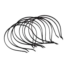 HTHL-10 x Повязки На Голову металлические атласные цвета черные женские Вечерние