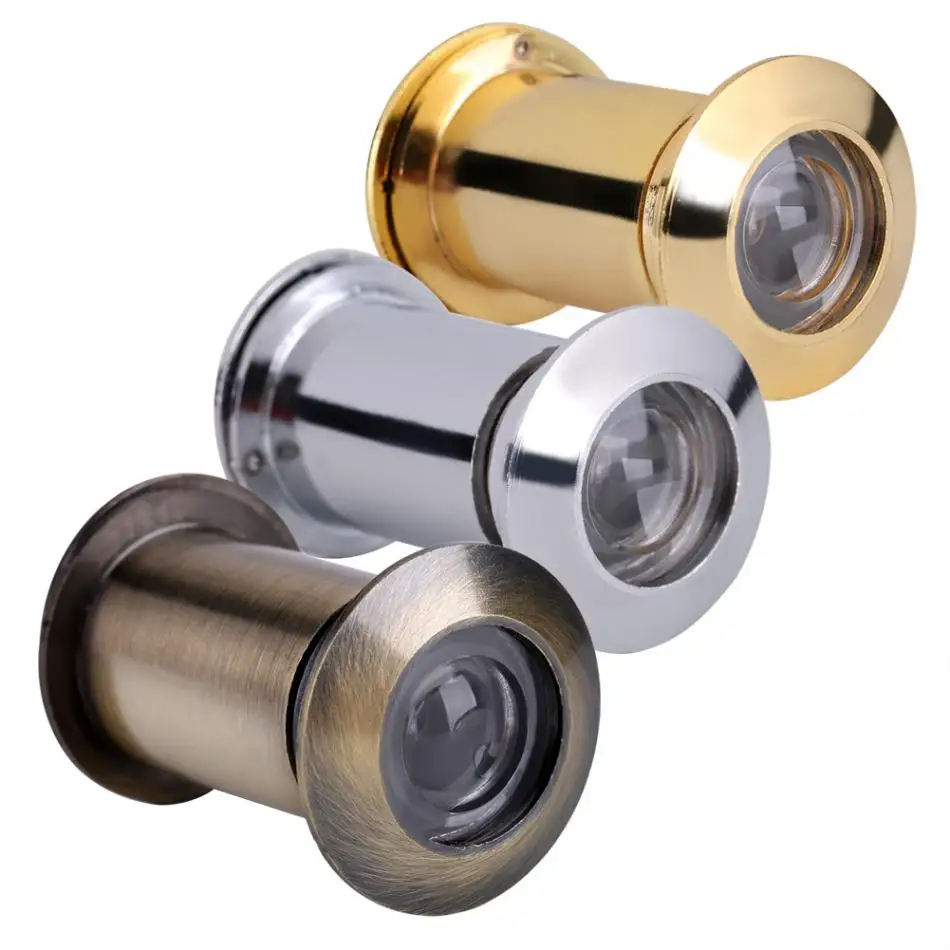 Wide Viewing Angle Peephole Door Viewer with Heavy Duty Privacy Cover