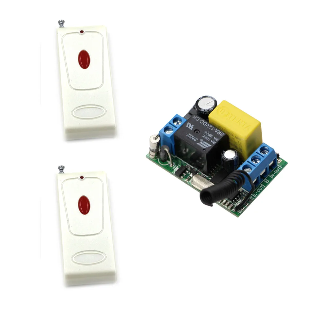 

315Mhz 433Mhz Wireless Remote Control Switch Input AC220V Output 220V Receiver With Transmitters Smart Home Simple Operation