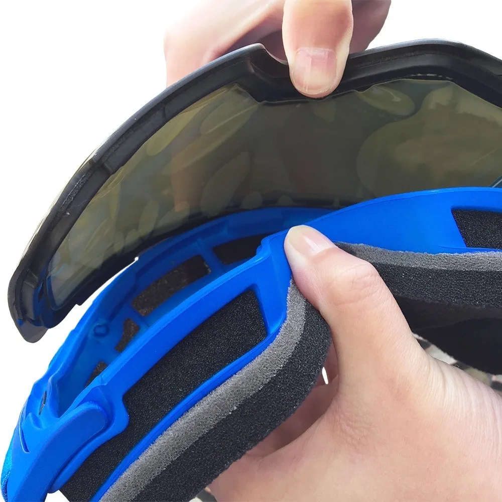 وتغ تزلج نظارات سنو نظارات الرجال Skibrille مكافحة الضباب الطلاء لوح التزلج على الجليد التزلج النساء النظارات الشمسية في الهواء الطلق الشتاء الر... وتغ تزلج نظارات سنو نظارات الرجال Skibrille مكافحة الضباب الطلاء لوح التزلج على الجليد التزلج النساء النظارات الشمسية في الهواء الطلق الشتاء الر...