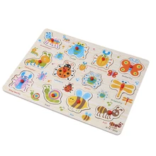 Милый узор детские руки хватать головоломки игрушечные лошадки Лидер продаж животных и фермы доска Танграм Дети раннего образования игруш