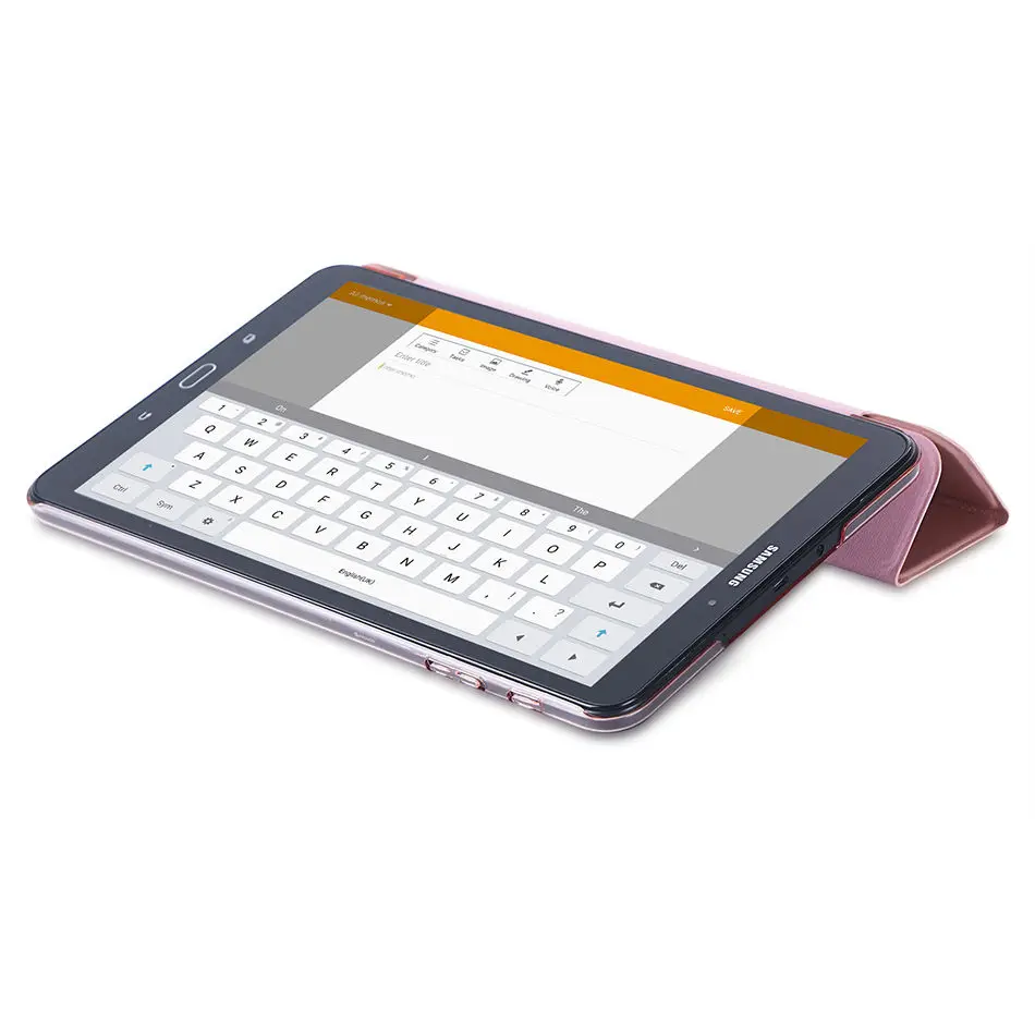Оригинальный чехол для samsung Galaxy Tab A a6 10,1 2016 T585 T580 SM-T580 T580N Смарт Чехол чехол из ПУ кожи Tablet + пленка + ручка