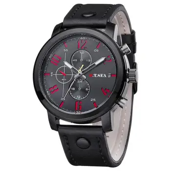 

Aimecor Hot Men's Sports Quartz Watches Mens Watches Luxury Leather Wristwatches Y1221 Drop Shipping