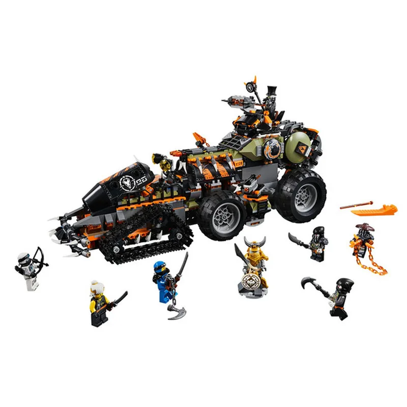 New Ninja Dragon Dieselnaut Buidling Compatible With LegoINGLY Ninjagoes DIY Blocks Bricks Educational Toys Christmas Gifts