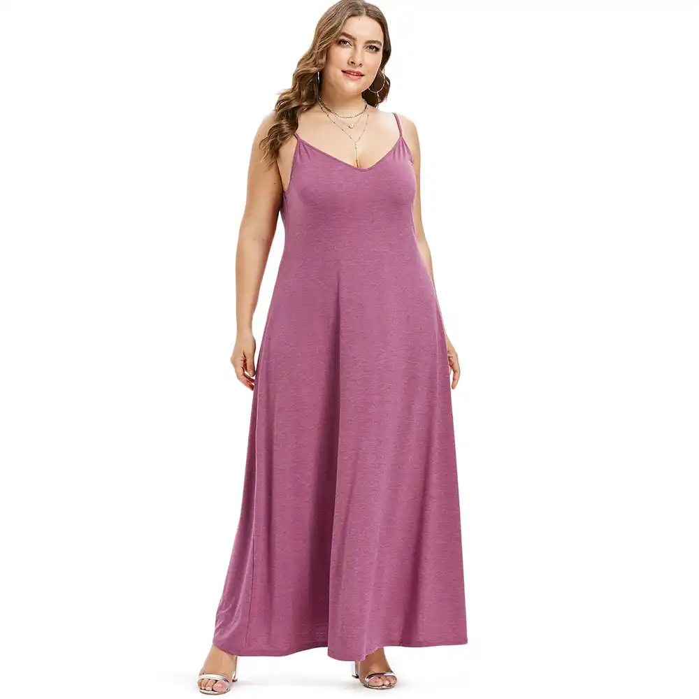 floor length flowy dress