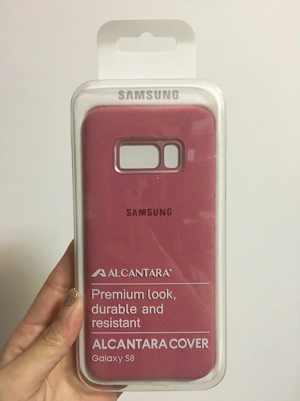100% Original Samsung Galaxy S8 S8 Plus S8+ Case g9550 9500 Anti-Fall Leather ALCANTARA Cover 4 color