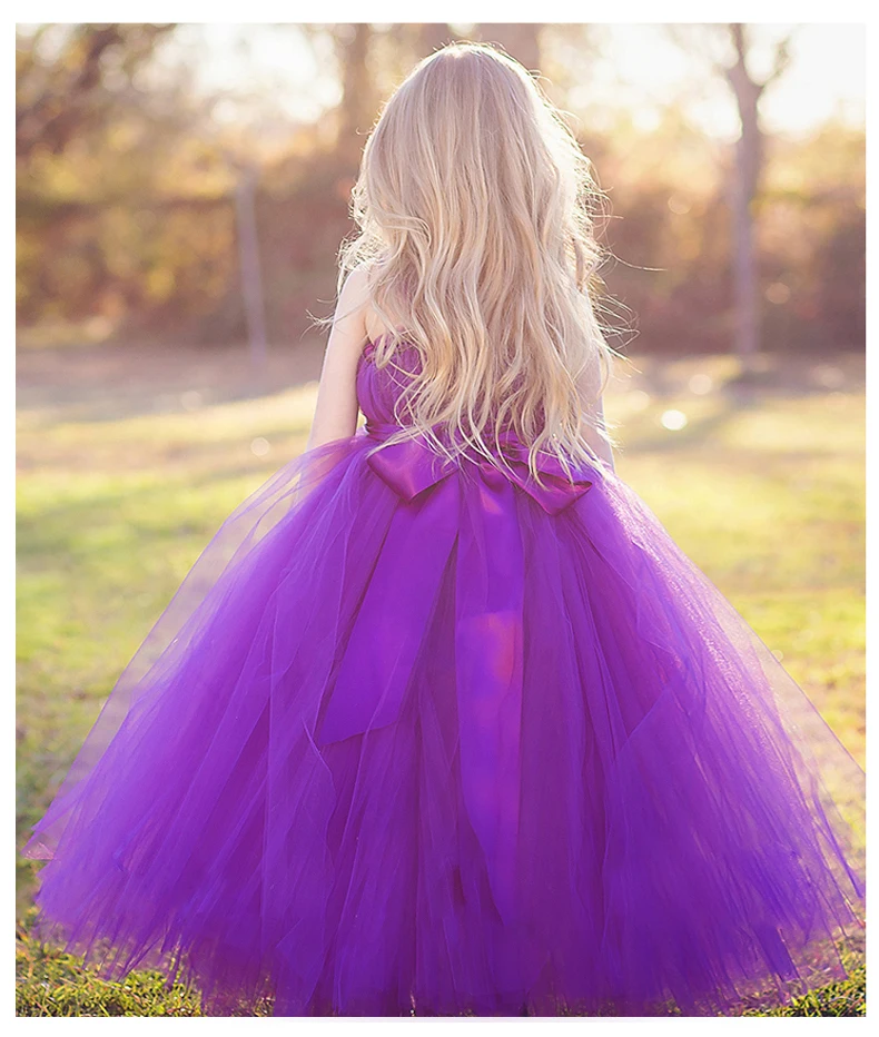 Sweetheart Strapless Tulle Flower Girl Dress