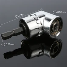 1/4 Inch Hex Screwdriver Power Tool 105 Degree Magnetic Angle Extension Bracket Adapter Screwdriver Sleeve Adapter Screwdriver