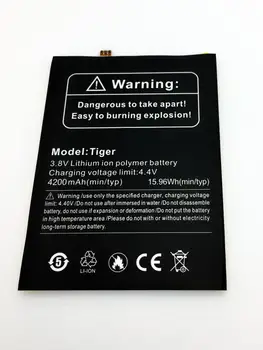 

Original Ulefone Tiger battery 4200mah 3.8V for Ulefone Tiger Mobile Phone 5.5" HD MTK6737 Quad Core Android 6.0